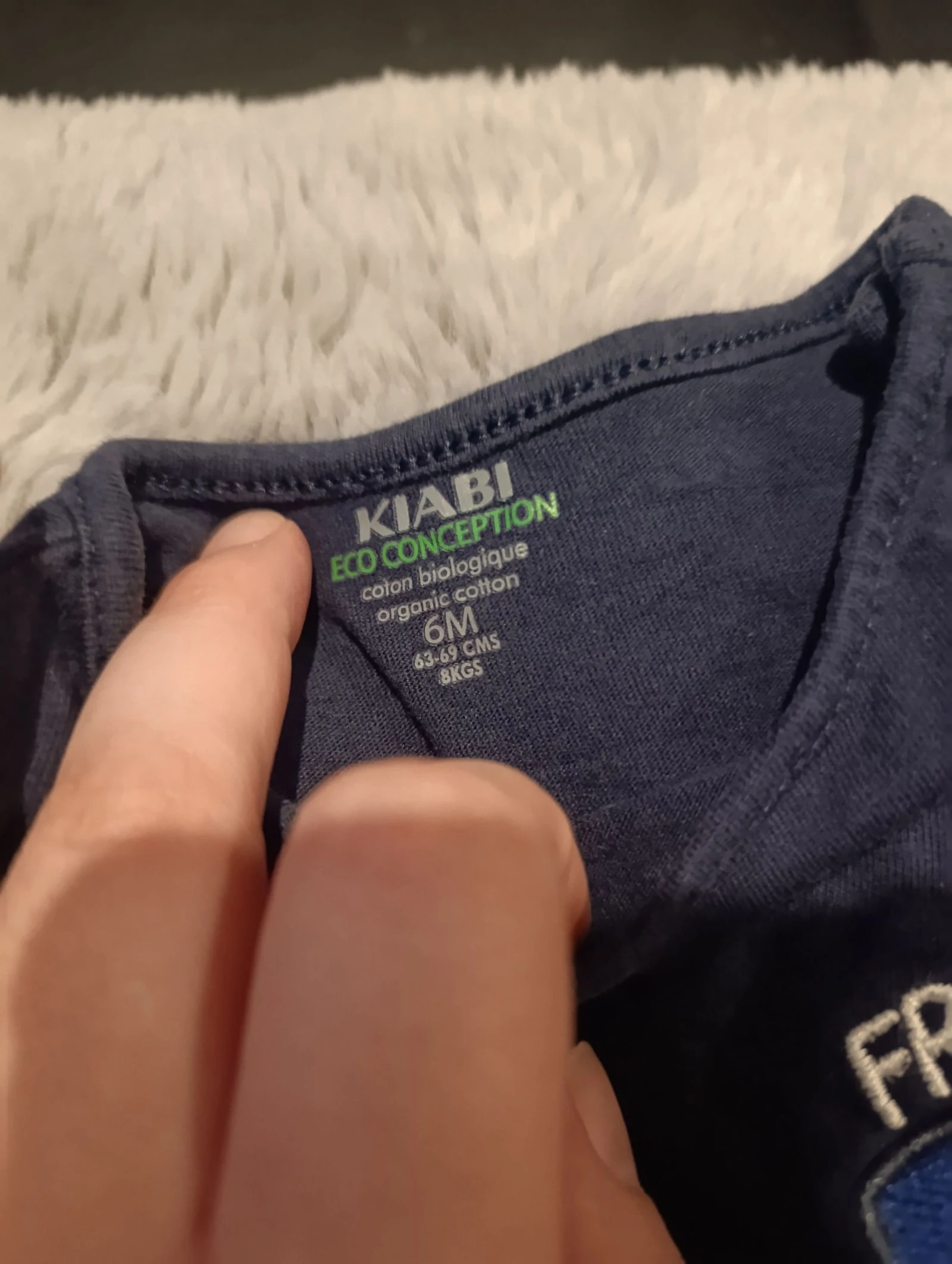 Kiabi brand t-shirt "France n°10" in size 6 months – photo 2